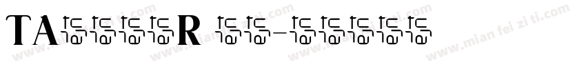 TAあっぱれR 常规字体转换
